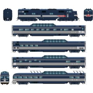 Rapido Trains 210013 - HO EMD Train of Tomorrow (DC/DCC/Sound): Train of Tomorrow Set