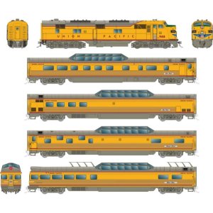 Rapido Trains 210014 - HO EMD Train of Tomorrow (DC/DCC/Sound): Union Pacific Set