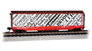 Bachmann 16372 - N Scale Track Cleaning 50' Plug-Door Boxcar - Ready to Run -- Canadian National ...
