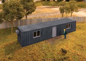 Walthers Cornerstone 4188 - HO Transload Mobile Office - Transload Facility -- Kit