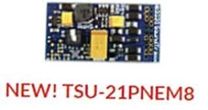 SoundTraxx 884013 - TSU-21PNEM8 8 Function Digital Sound Decoder, Big Steam
