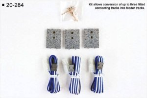 Kato 20284 - N Scale Unitrack -- Turntable Extention Track Power Feeder Kit pkg(3)