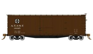 Rapido 130100-4 - HO USRA 40' Double-Sheathed Wood Boxcar - Ready to Run -- Atchison, Topeka & Sa...