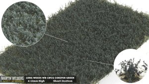 Martin Welberg Scenic Studios WB-LWCG - Long Weeds - Conifer Green - 4mm-12mm