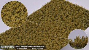 Martin Welberg Scenic Studios WB-SWAG - AUTUMN GOLD SHORT WEEDS