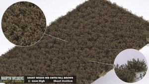 Martin Welberg Scenic Studios WB-SWFB - FALL BROWN SHORT WEEDS