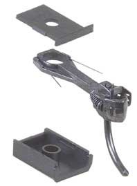 Kadee 156-25 - HO Bulk Pack - Whisker Metal Couplers - Long (25/64 inch) Centerset Shank (25pair)