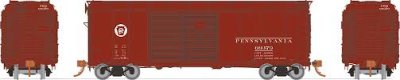 Rapido 123008-4 HO Scale - PRR X31A Double-Door Boxcar: Circle Keystone - Single Car #69312 (Sara...