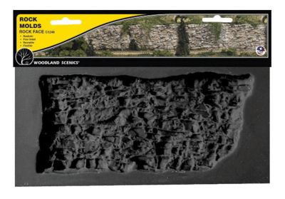 Woodland Scenics 1248 Rock Molds - Rock Face