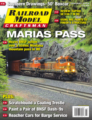 White River Productions - Railroad Model Craftsman - January 2026  - Magazine