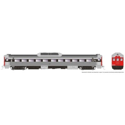 Rapido 16810 - HO Budd RDC-1 (Ph 1c) (DC/DCC/Sound): CN - Wet Noodle: #6118