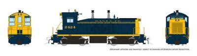 Rapido 27563 - HO EMD SW9 - DCC & Sound - Santa Fe (ATSF Bookend Scheme) #2428
