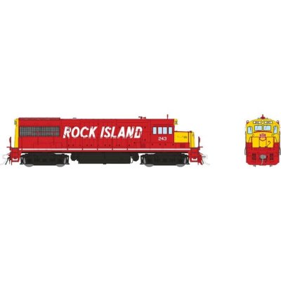 Rapido 35062 - HO GE U25B - DC - Rock Island #252 - Era: 1970s+ - (With Frog Lights) - Classified...