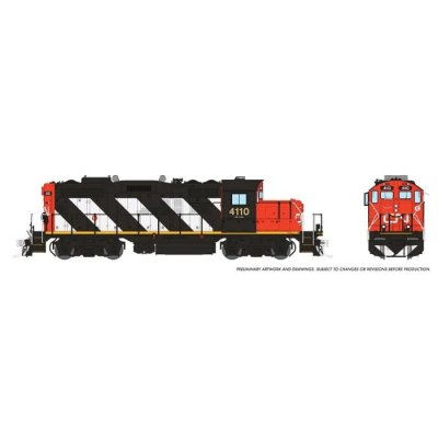 Rapido 41508 HO EMD GP9rm, ESU LokSound DCC Sound, Canadian National #4110