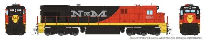 Rapido 42517 - HO GE C30-7 - DCC & Sound - NdeM (Early Scheme) #11002