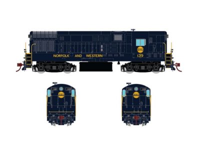 Rapido 044515 HO FM H16.44, With Sound & DCC, Norfolk & Western Blue Scheme No.143
