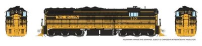 Rapido 50606 - HO EMD SD7 - DCC & Sound - Rio Grande (Bumble Bee) #5301