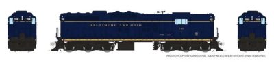 Rapido 50615 - HO EMD SD9 - DCC & Sound - Baltimore & Ohio #768