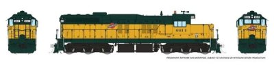 Rapido 50621 - HO EMD SD9 - DCC & Sound - Chicago & North Western #6614