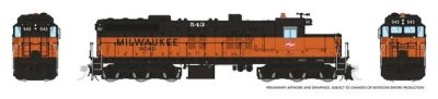 Rapido 50230 - HO EMD SD10 - DC/Silent - Milwaukee Road #543