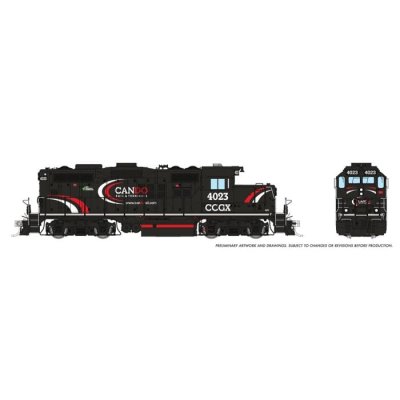 Rapido 54521 - HO GP9u - DC/DCC/Sound - Cando (CCGX): #4023