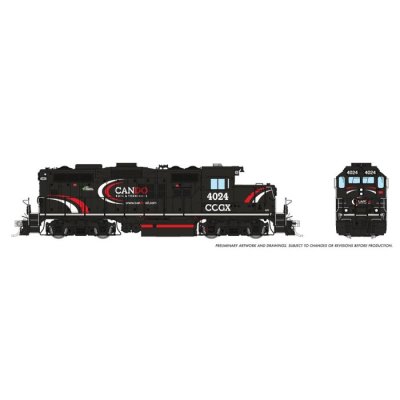 Rapido 54522 - HO GP9u (DC/DCC/Sound): Cando (CCGX): #4024