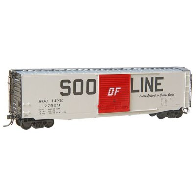 Kadee 6128 - HO 50ft PS-1 Boxcar - Soo Line #177523