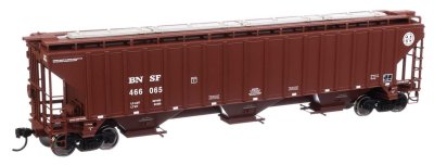 Walthers Mainline 49008 - HO 57ft Trinity 4750 3-Bay Covered Hopper - BNSF #466138