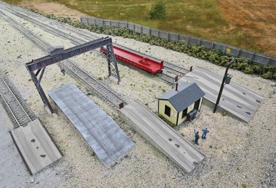 Walthers Cornerstone 4048 - HO Piggyback Ramps - Kit