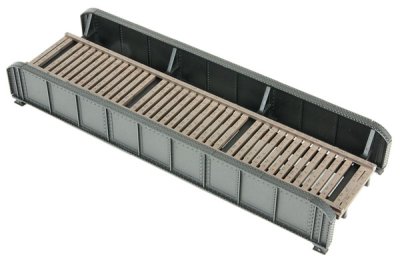Walthers Cornerstone 4501 - HO 50ft Single-Track Railroad Through Girder Bridge - Kit