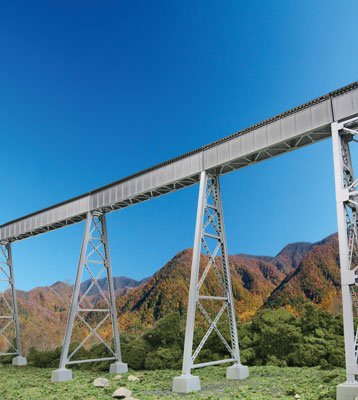 Walthers Cornerstone 4555 - HO Steel Railroad Bridge Tower Bent 2-Pack - Kit