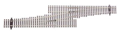 Walthers Track 83073 HO Scale Code 83 Nickel Silver DCC Friendly Number 5 Single Crossover Turnou...