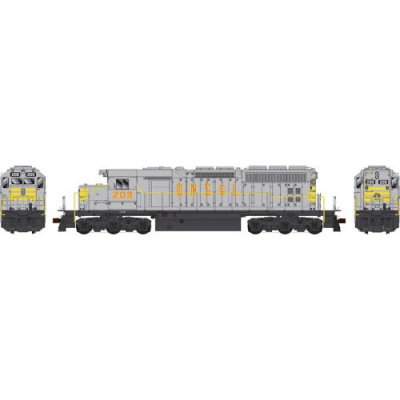 Bowser 24893 - HO GMD SD40 - DCC/Sound - Executive Line - QNSL #215 - Gray W/ Large Orange Outlin...