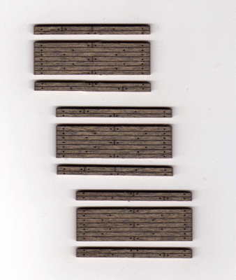 Blair Line 114 - HO Scale 1-Lane Wood Grade Crossing -- Kit - 1-3/4" 4.4cm