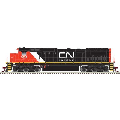 Atlas 10004204 - HO GE Dash 8-40C - DCC & Sound - w/ Front & Rear Ditch Lights - Canadian Nationa...