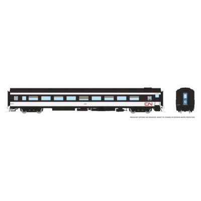 Rapido 606-100376 - HO Lightweight Coach - Canadian National - Wet Noodle #5635