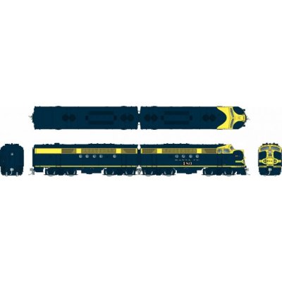 Rapido 1004501 - HO Scale EMD FT A+B (DC/DCC/Sound): AT&SF - Freight, Large Herald: #112