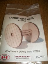 Osborn Model Kits 1032 - HO Large Wire Reel - Kit -  4 Pack