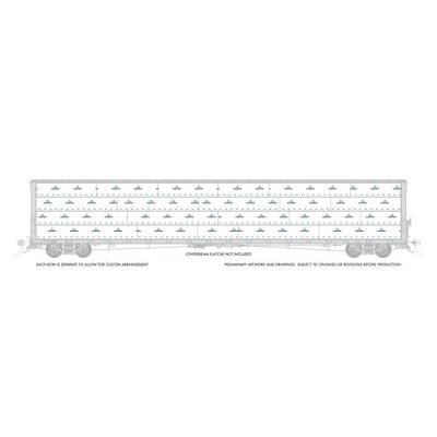 Rapido 102162 - Rapido Bits: HO Centerbeam Lumber Load: Georgia Pacific