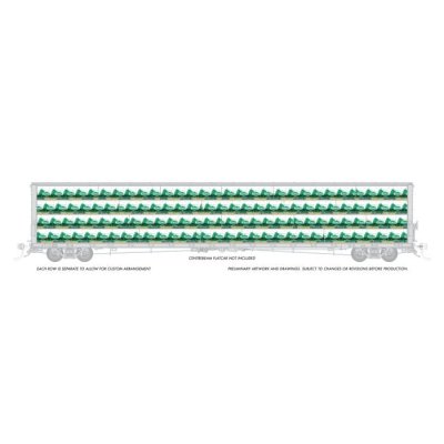 Rapido 102164 - Rapido Bits: HO Centerbeam Lumber Load: Irving