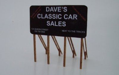 Osborn Model Kits 1024 - HO Standard Bill Board - Kit