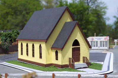 Osborn Models 1030 - HO Scale Church (Wood Kit)