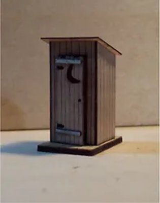 Osborn Model Kits 1042 - HO Out House - Kit - 2 Pack