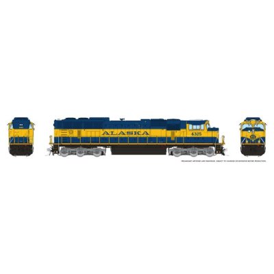 Rapido 1111003 - N SD70MAC w/ Flared Rad (DC/Silent): Alaska Railroad: #4325