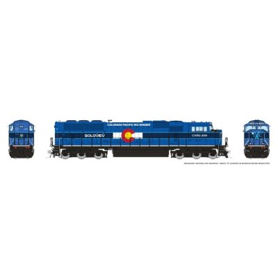 Rapido 1048018 - HO SD70MAC (DC/Silent): Colorado Pacific Railroad: #620