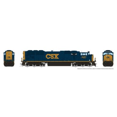 Rapido 1111519 - N SD70AC w/ Flared Rad (DC/DCC/Sound): CSX - YN3: #4701