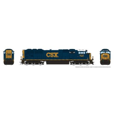 Rapido 1111026 - N SD70AC w/ Flared Rad (DC/Silent): CSX - YN3c Rebuild: #4742