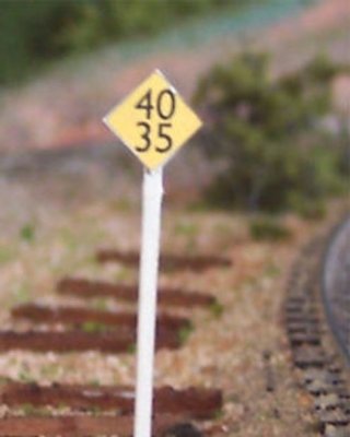 Osborn Model Kits 1052 - HO Speed Limit Signs -Kit (10)