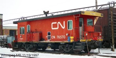 Otter Valley Railroad 57004 - PSC Transfer Van - Canadian National #76570