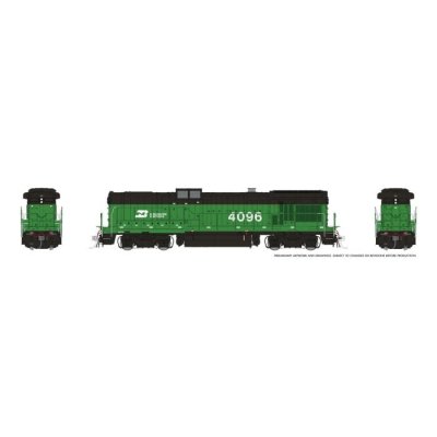 Rapido 1074534 - HO SCALE GE B30-7A Booster (DC/DCC/Sound): Burlington Northern: #4096